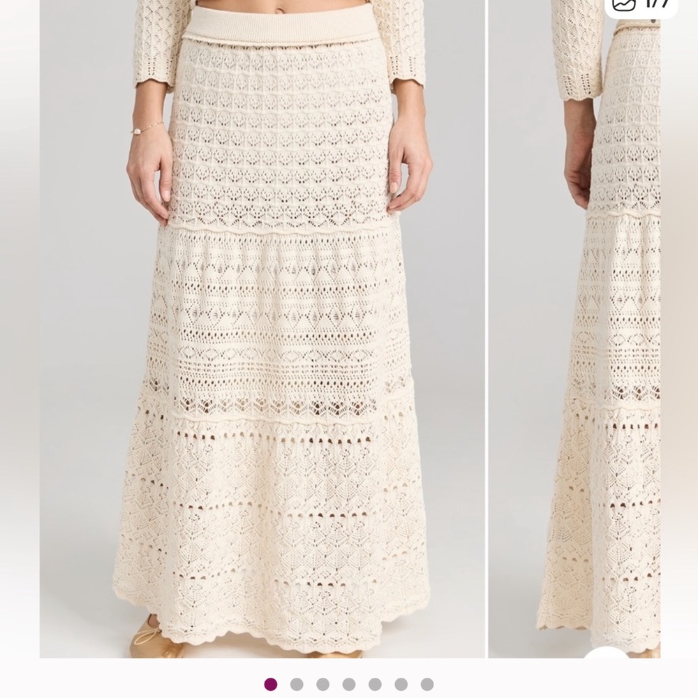 Ba&sh Crotchet skirt